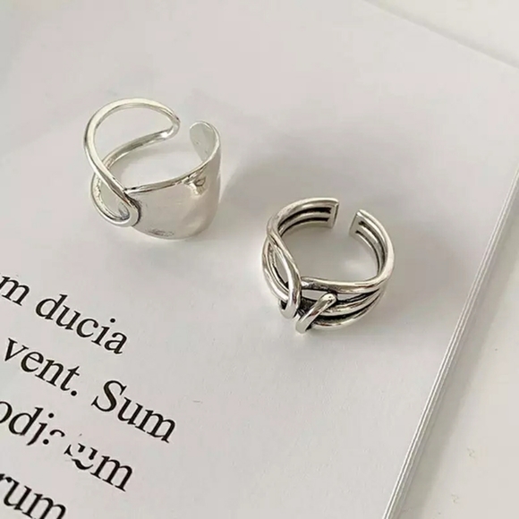 NEW 925 Sterling Silver Knot Ring - Picture 4 of 8